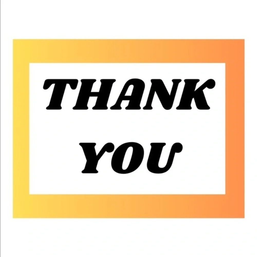 Set of 10 Thank You Post Cards